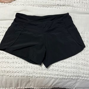 Size 4 lululemon workout shorts (lined)